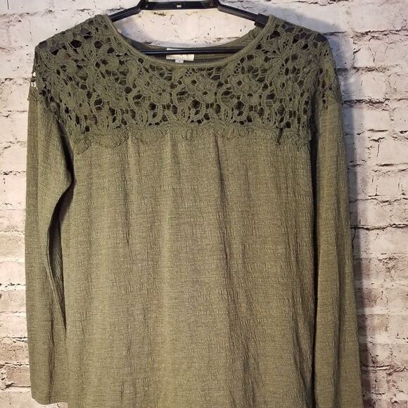 Umgee Tops - Umgee Women's Shirt Green Size Small